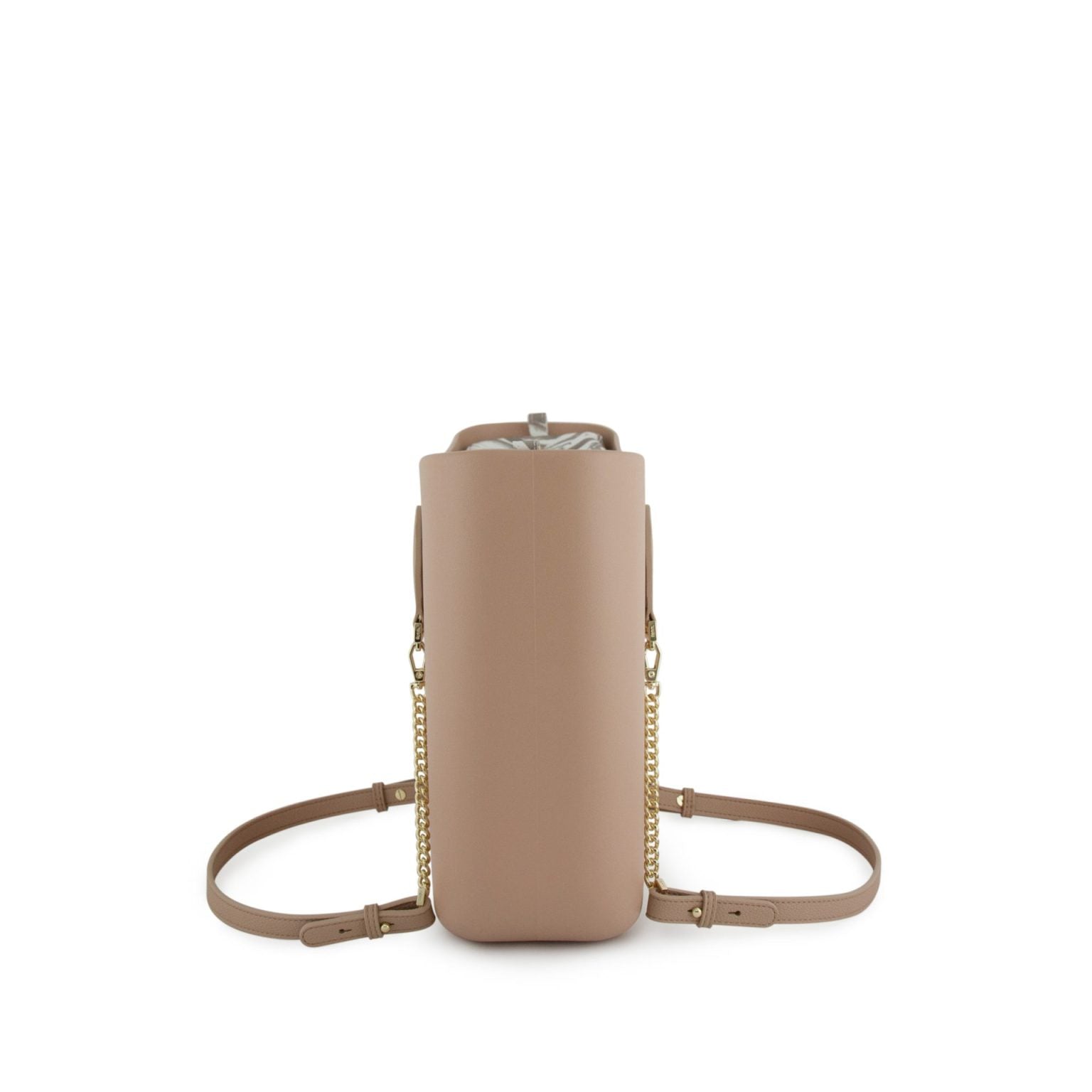 Original Collection – Mocha – Pattern Inner – Gold Zip – Mocha/ Gold Chain Handle