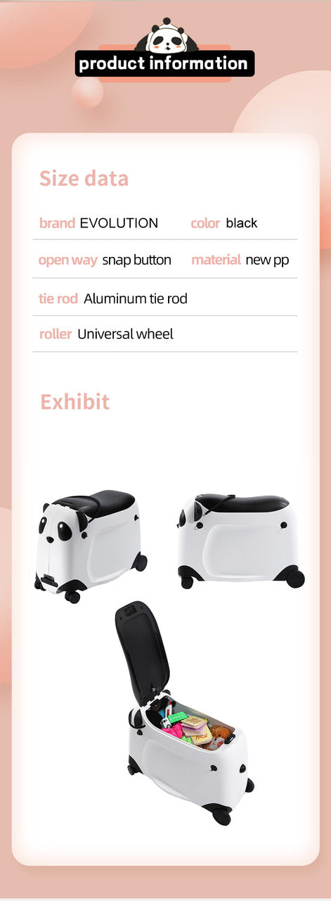 Evolution Panda Kids Ride-On Luggage