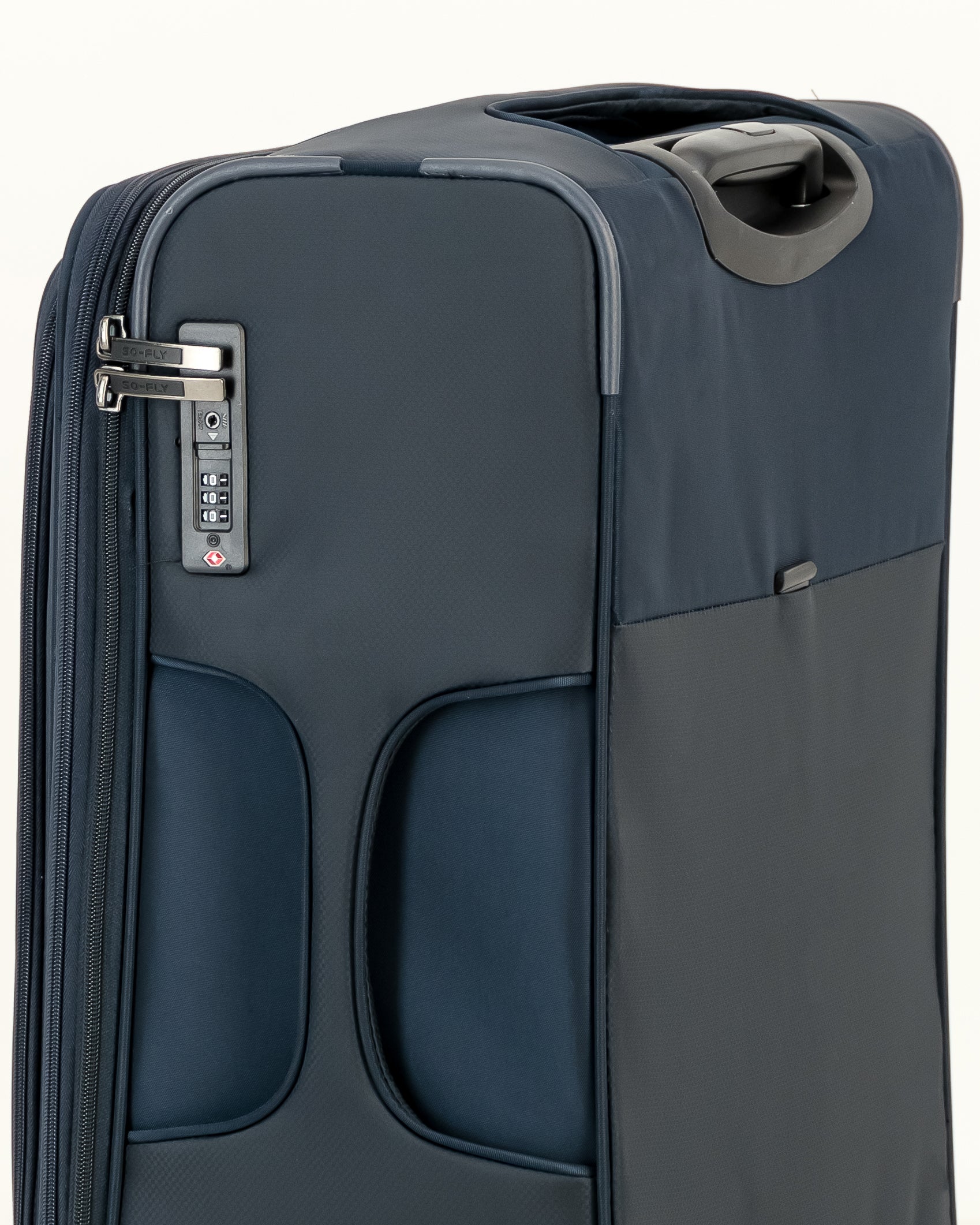 So-Fly X-Lite 3 Piece 4 Wheel Spinner Suitcase Set - Navy