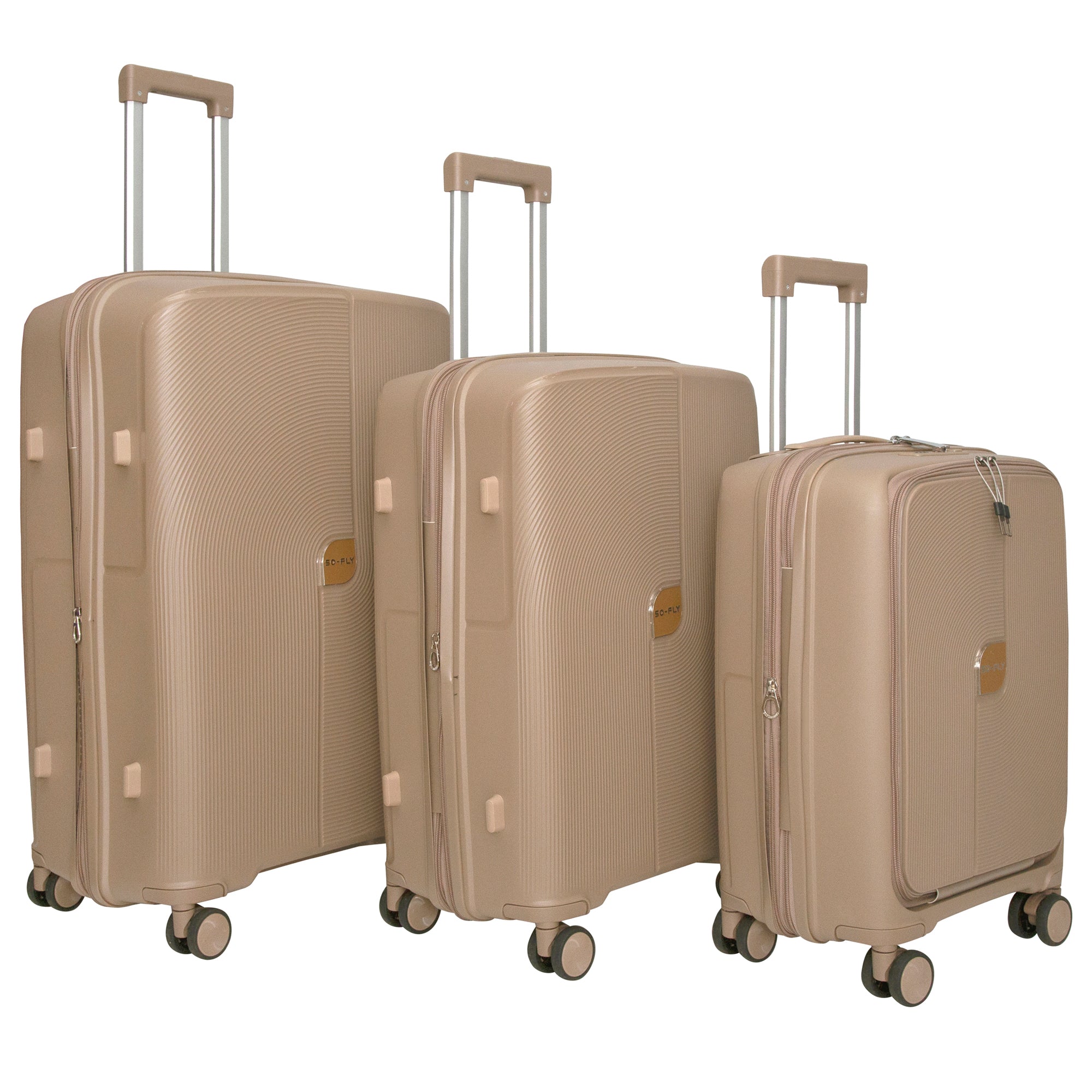 SO-FLY PINNICLE 3PC LUGGAGE SET