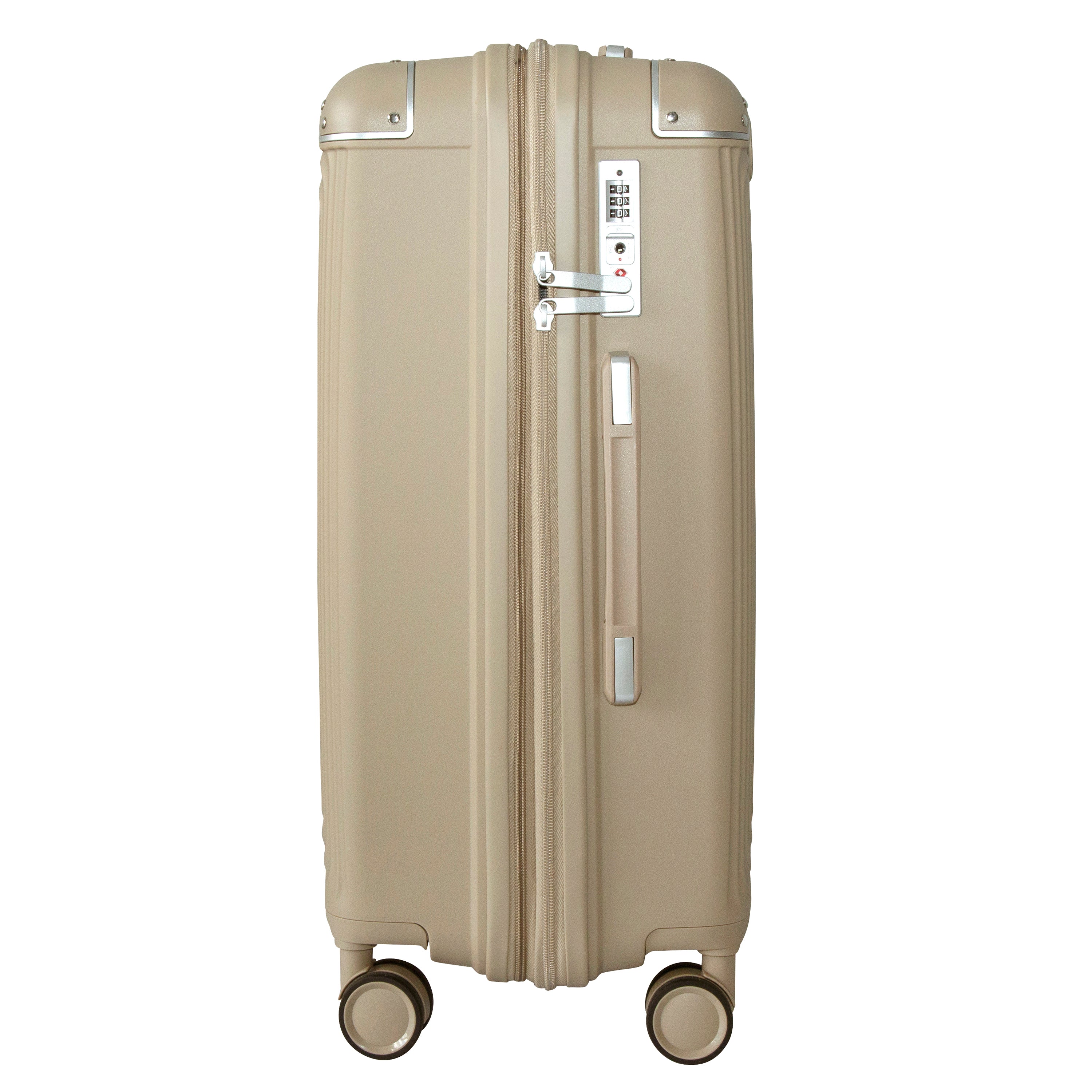 EVOLUTION SAINT LUCIA 3PC SPINNER LUGGAGE SET + MEMORY FOAM PILLOW