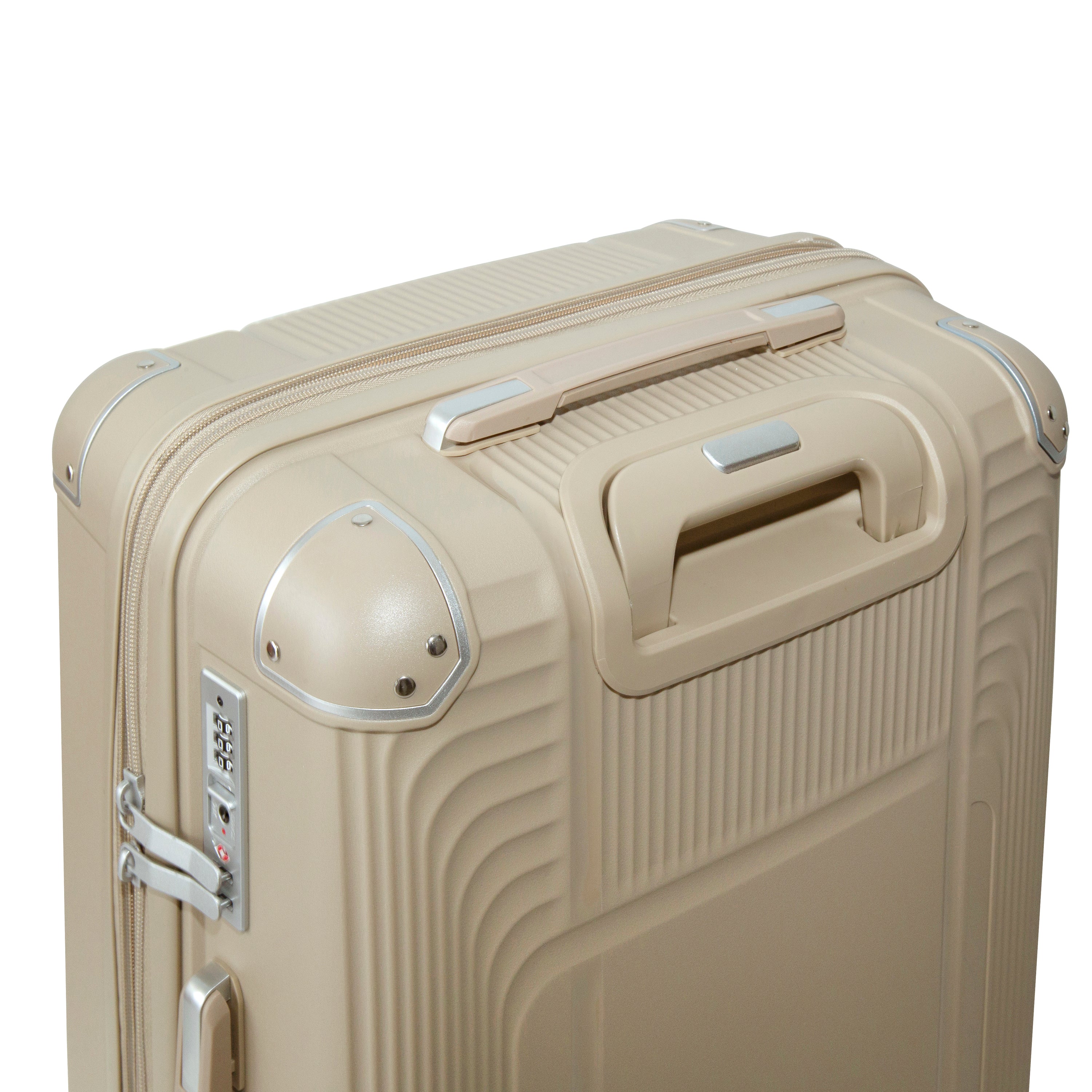 EVOLUTION SAINT LUCIA 3PC SPINNER LUGGAGE SET + MEMORY FOAM PILLOW