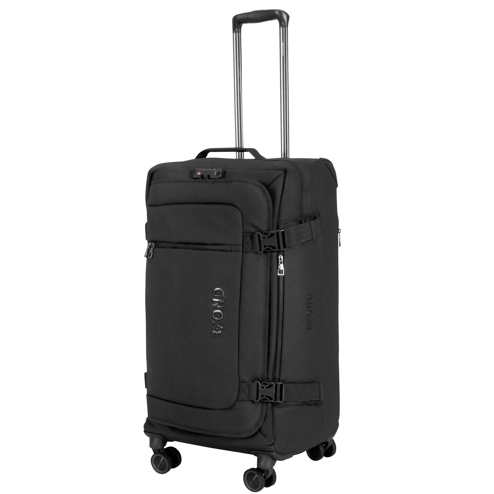 Byond Adventure Water-Resistant 4 Wheel Trolley Duffel Bag Large