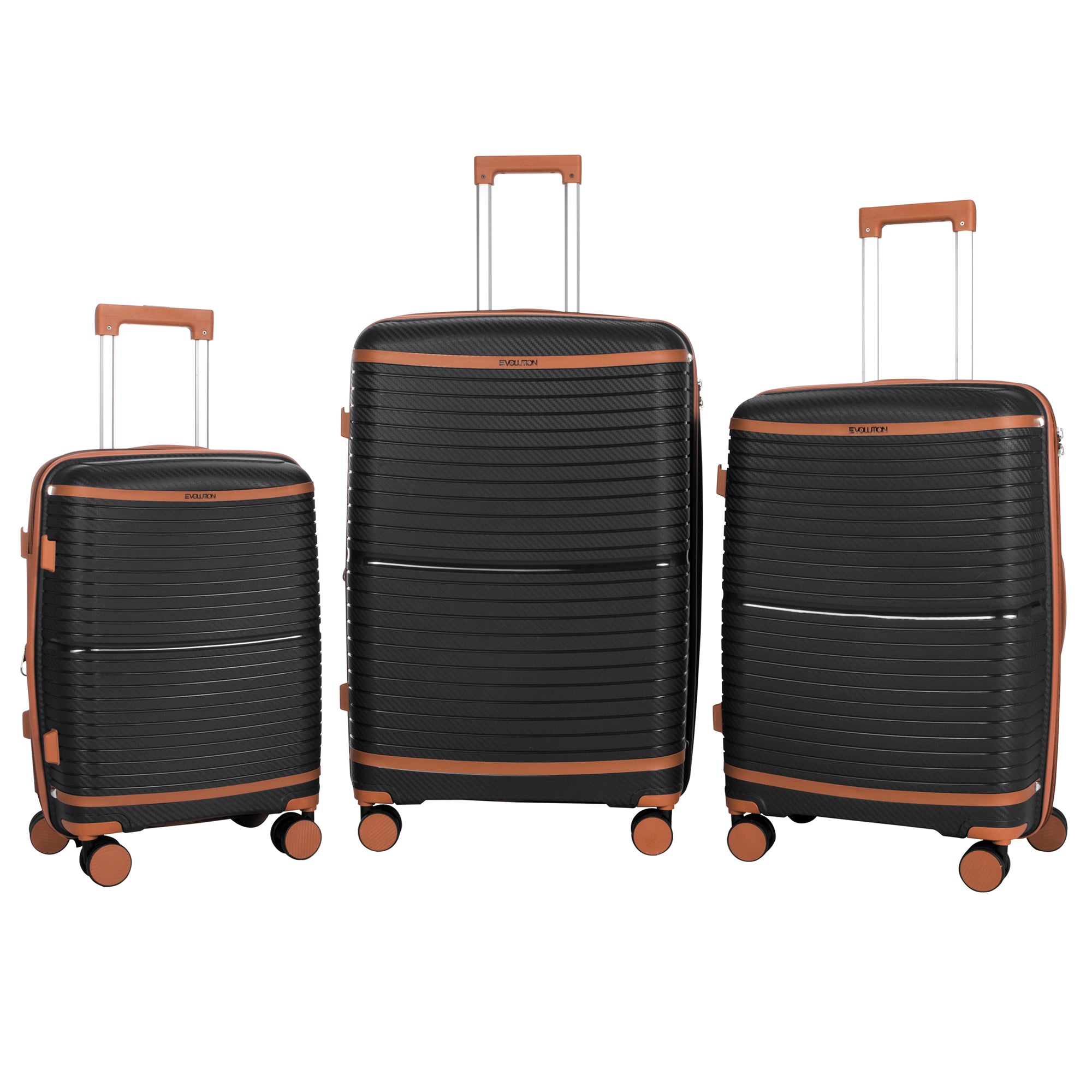 EVOLUTION HYDE PARK 3PC SPINNER LUGGAGE SET