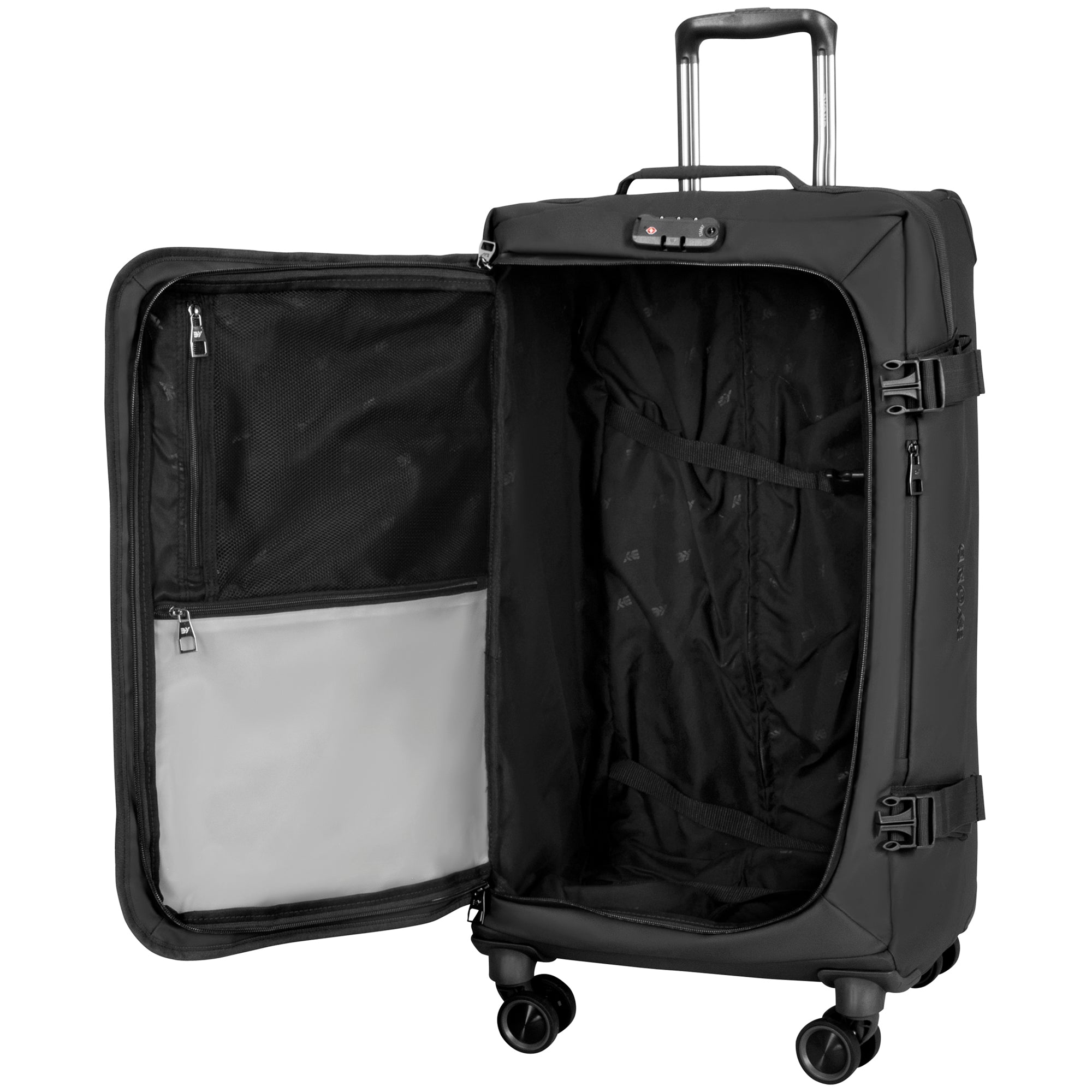 Byond Adventure Water-Resistant 4 Wheel Trolley Duffel Bag Large