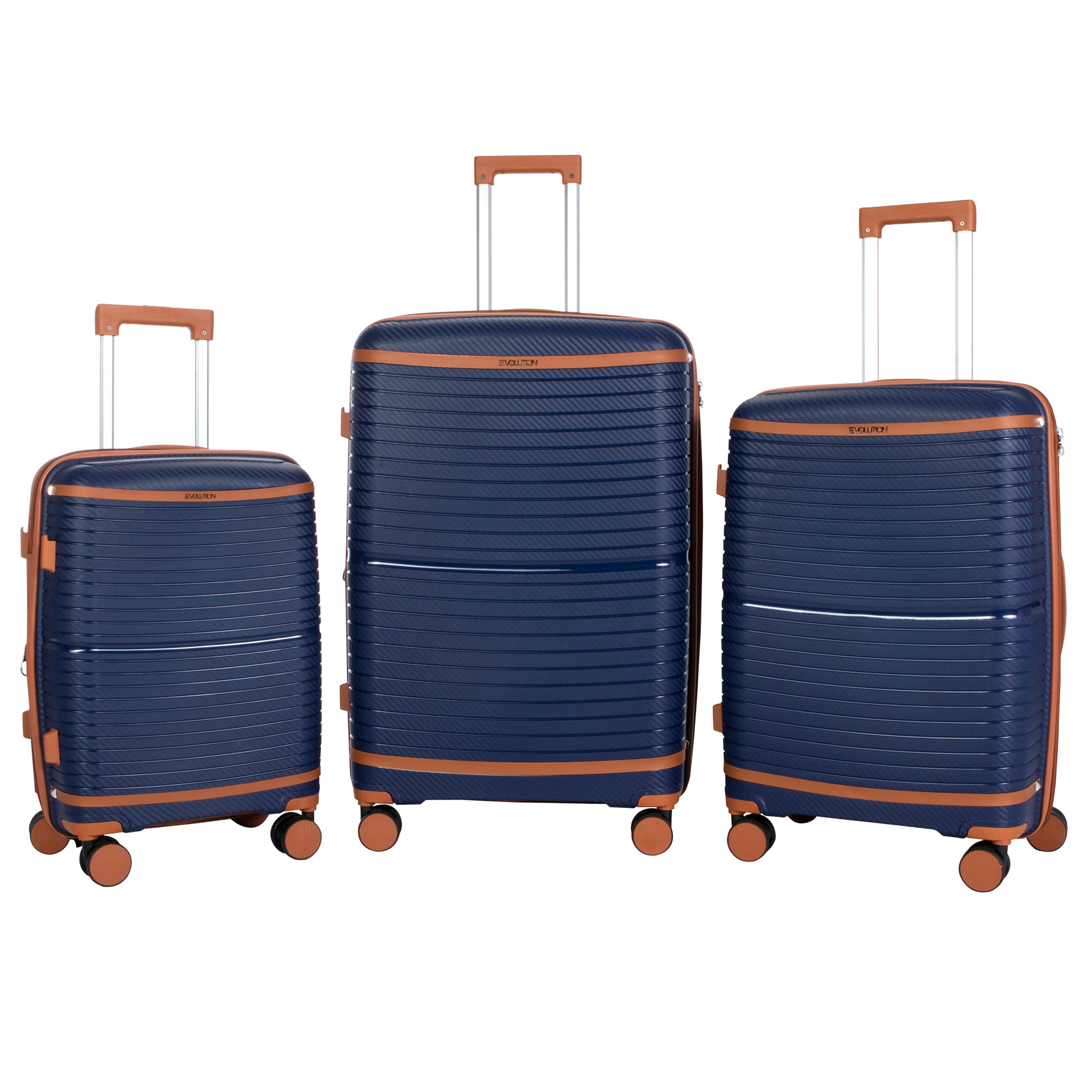 EVOLUTION HYDE PARK 3PC SPINNER LUGGAGE SET