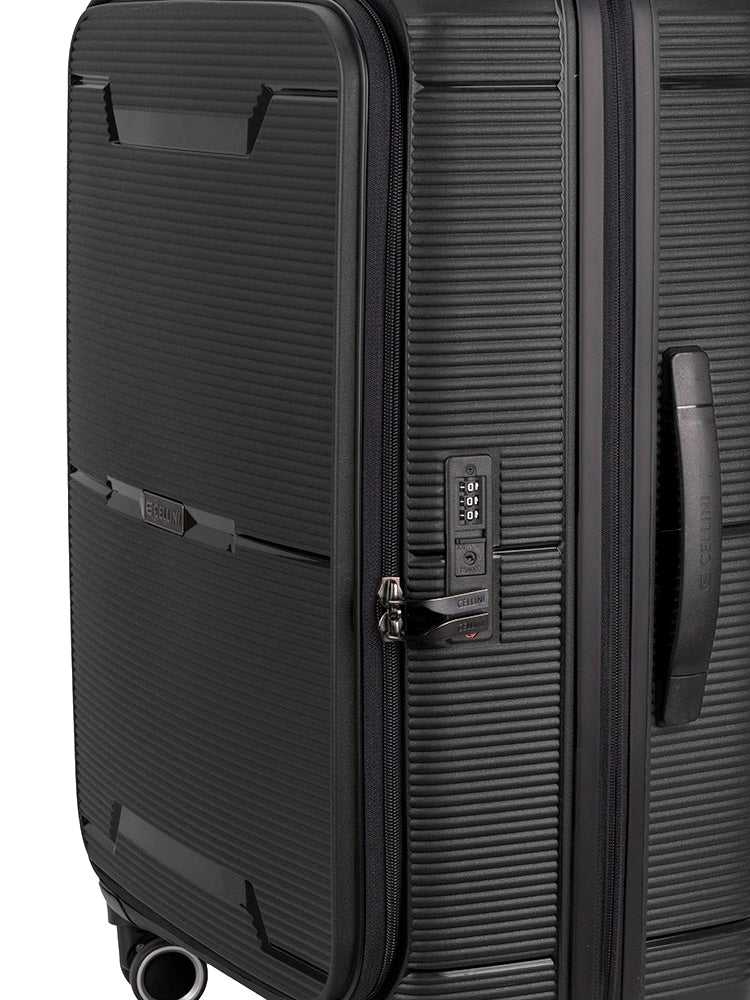 Cellini Ipak Medium 4 Wheel Trolley Case
