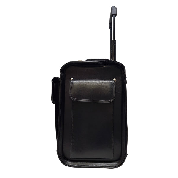 Gino De Vinci Leather Pilot Case Black