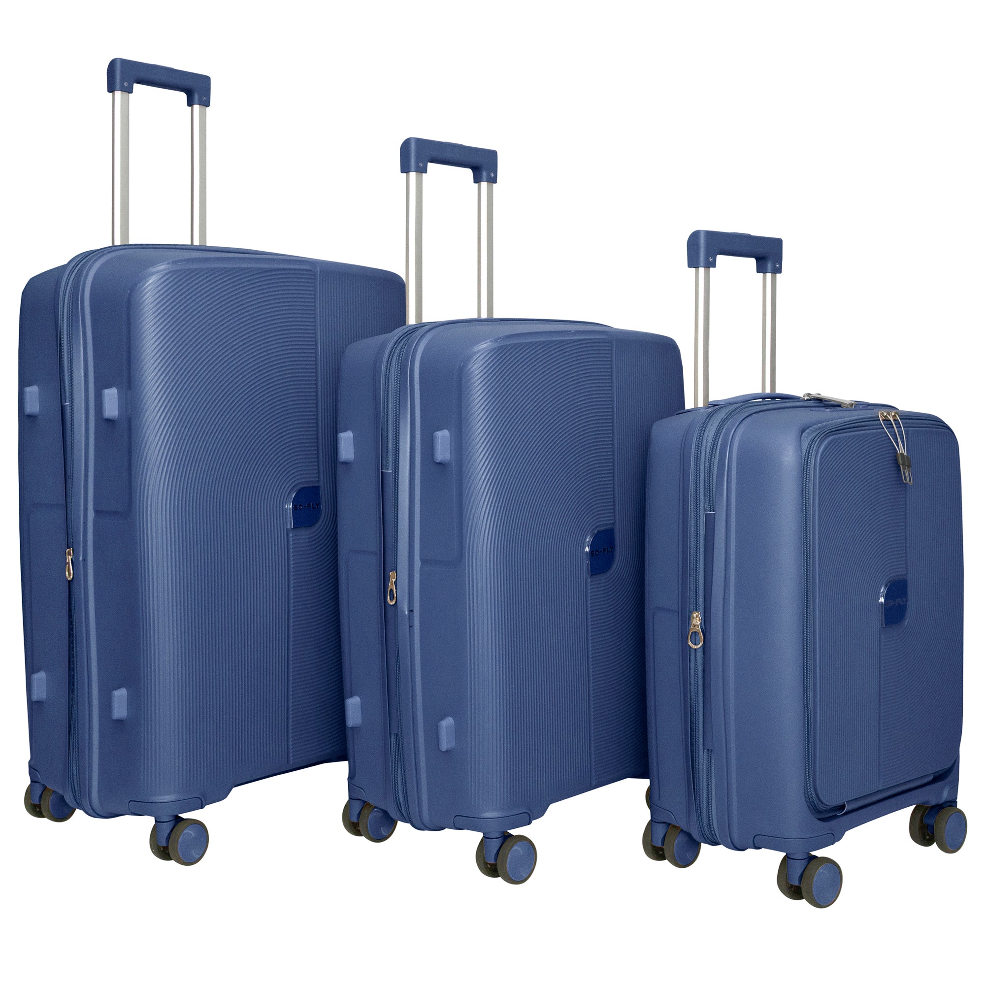 SO-FLY PINNICLE 3PC LUGGAGE SET