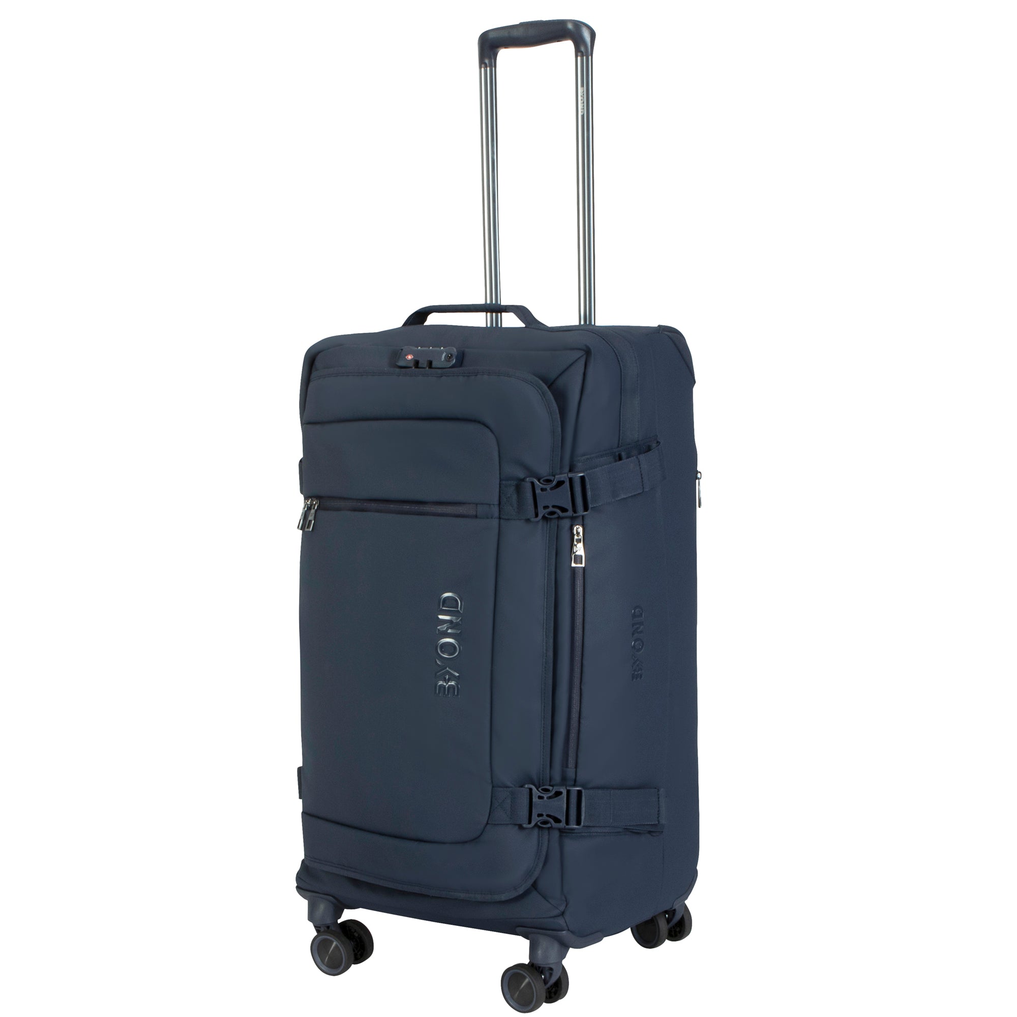 Byond Adventure Water-Resistant 4 Wheel Trolley Duffel Bag Large