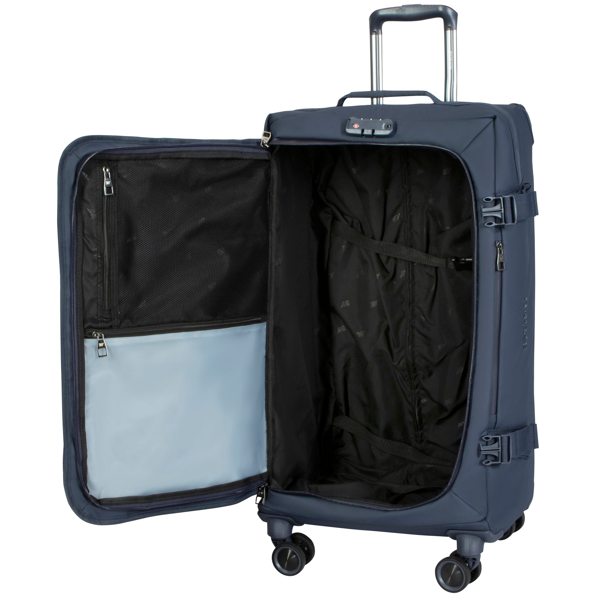 Byond Adventure Water-Resistant 4 Wheel Trolley Duffel Bag Large