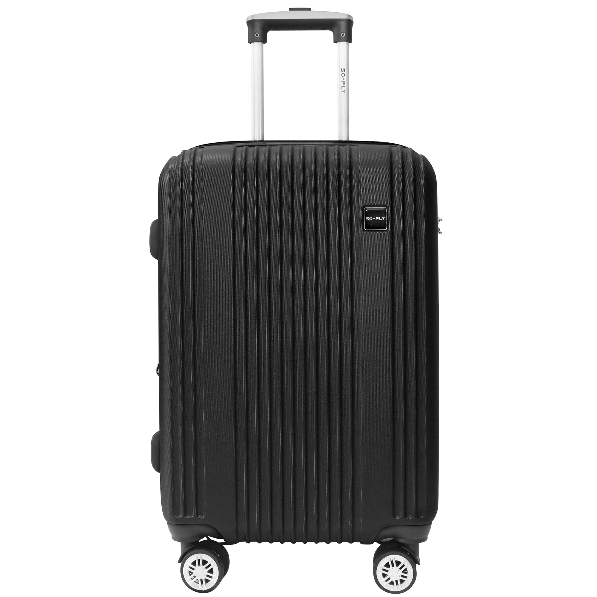 So-Fly Target 4 Piece Spinner Luggage Set + 1 LUGGAGE PROTECTOR