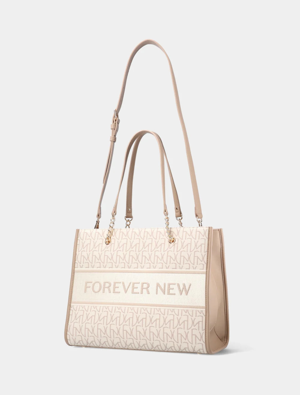 Forever New Harper Jaquard Shopper Bag