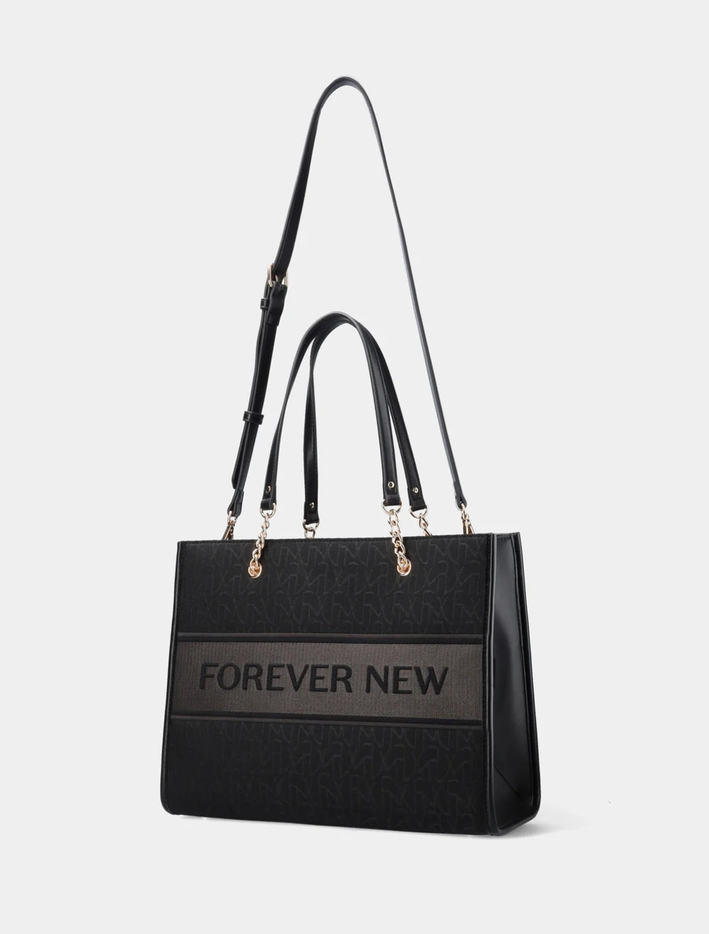 Forever New Harper Jaquard Shopper Bag