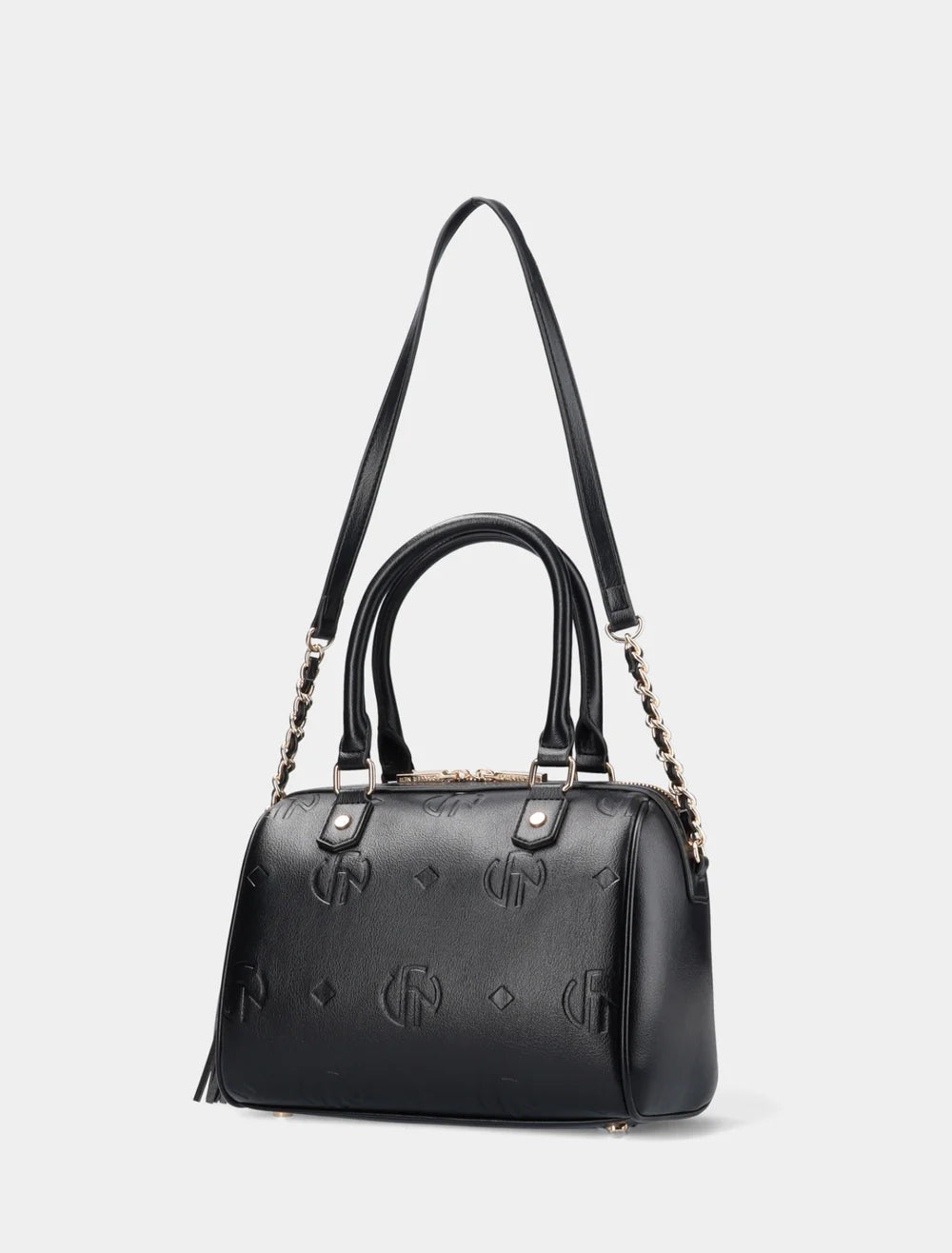 Forever New Rosie Embossed Print Barrel Bag