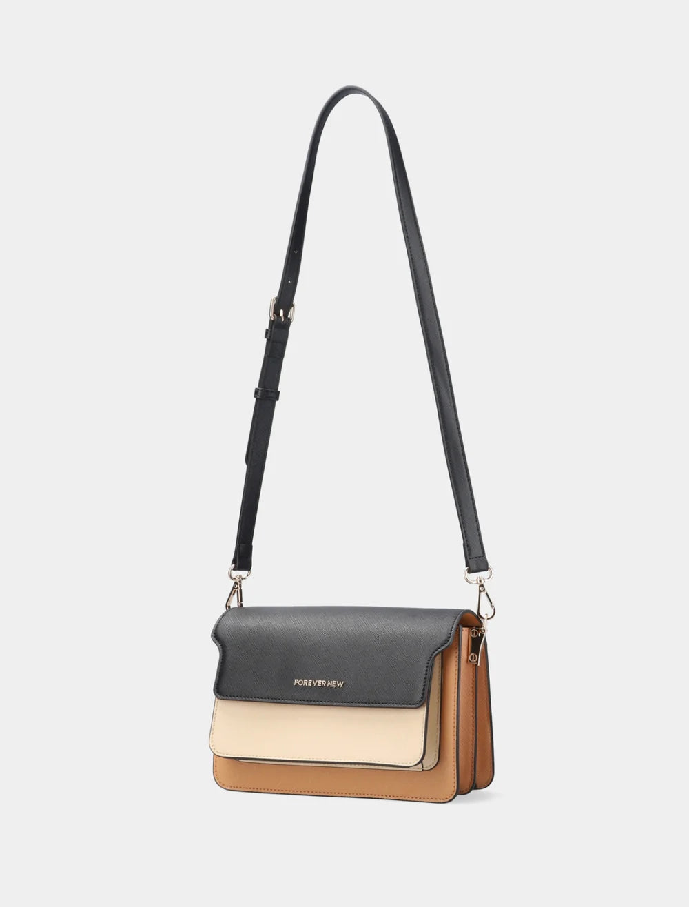 Forever New Bailey Colourblock Boxy Crossbody Bag