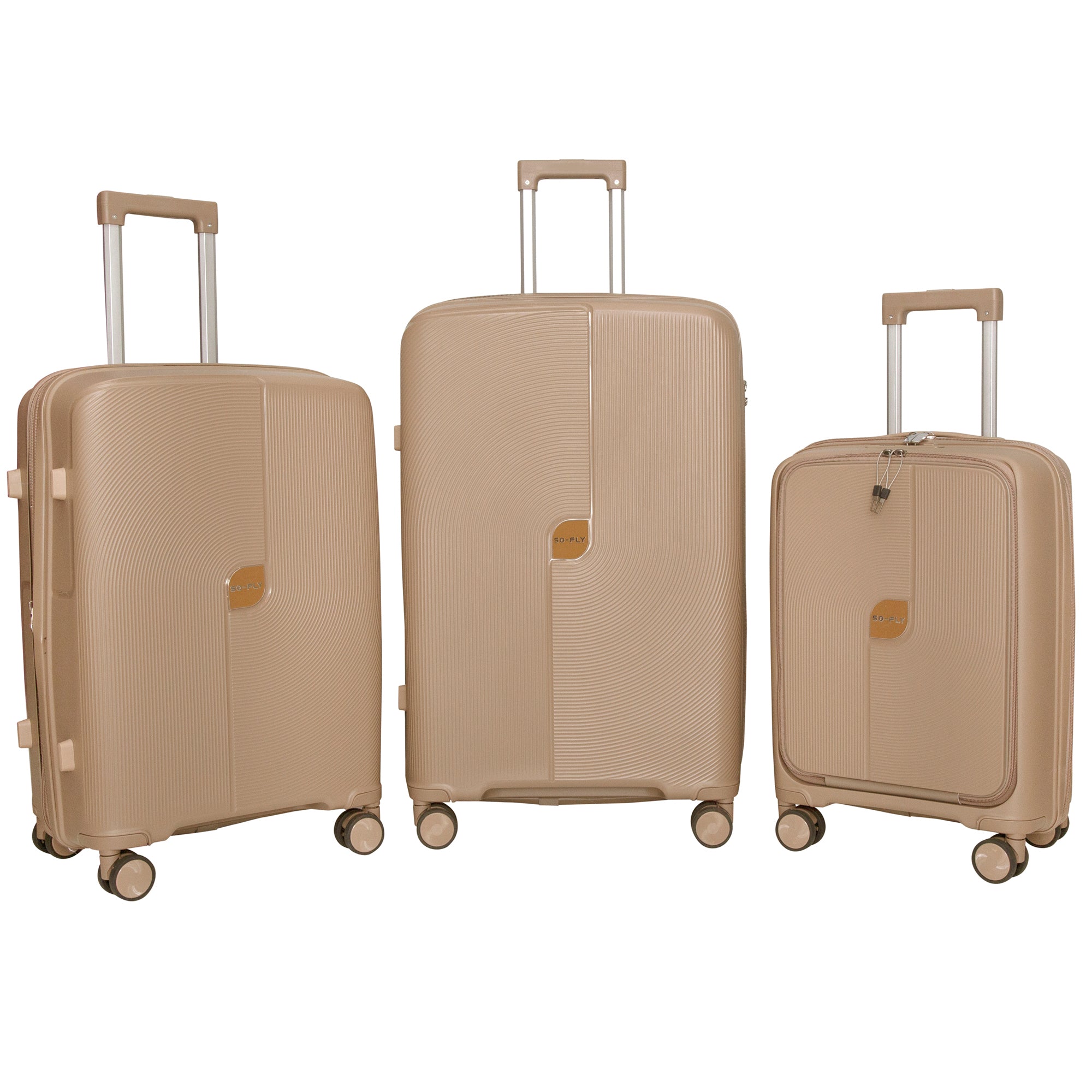 SO-FLY PINNICLE 3PC LUGGAGE SET