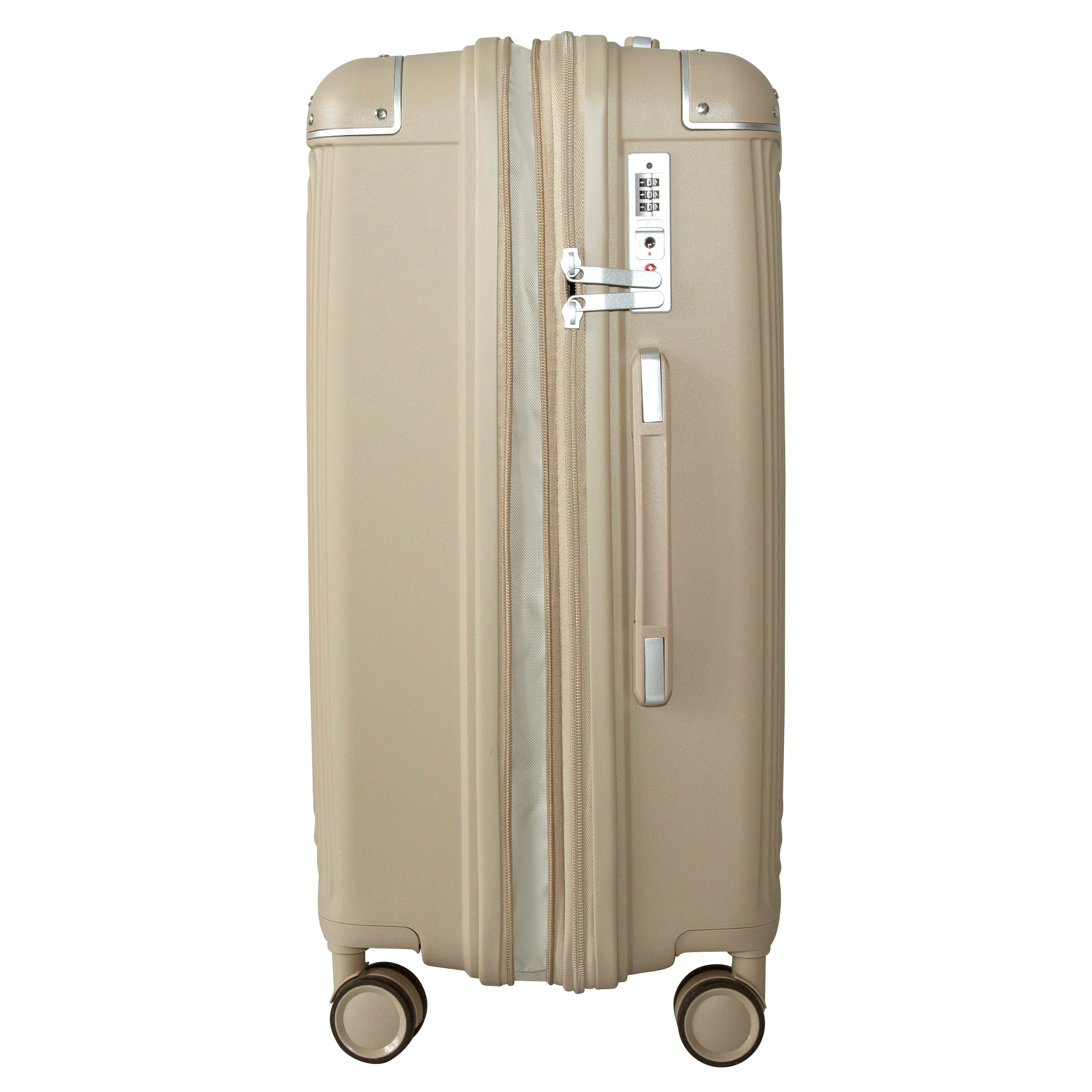 EVOLUTION SAINT LUCIA 3PC SPINNER LUGGAGE SET + MEMORY FOAM PILLOW