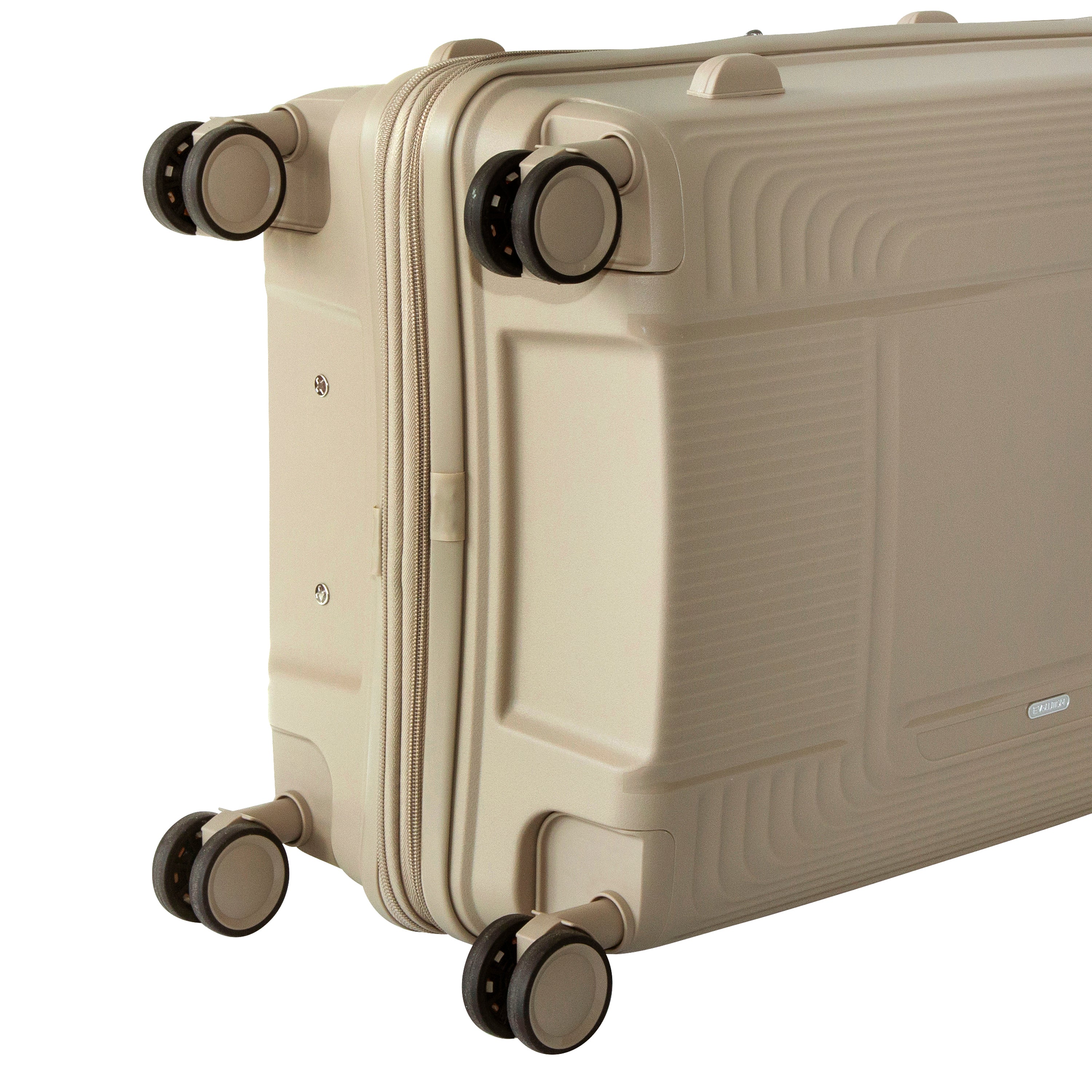 EVOLUTION SAINT LUCIA 3PC SPINNER LUGGAGE SET + MEMORY FOAM PILLOW