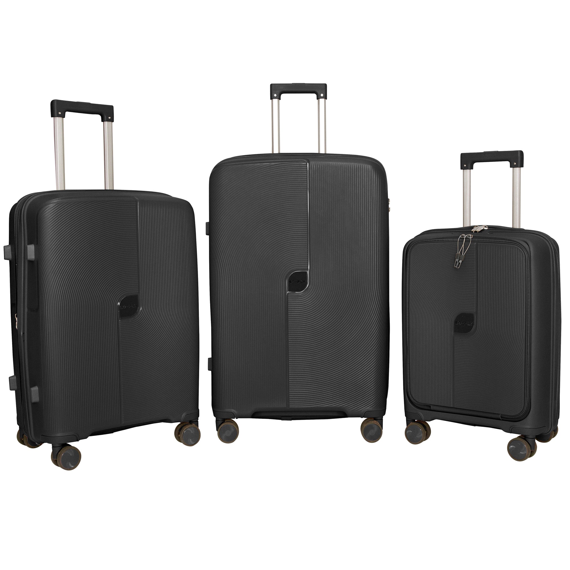SO-FLY PINNICLE 3PC LUGGAGE SET