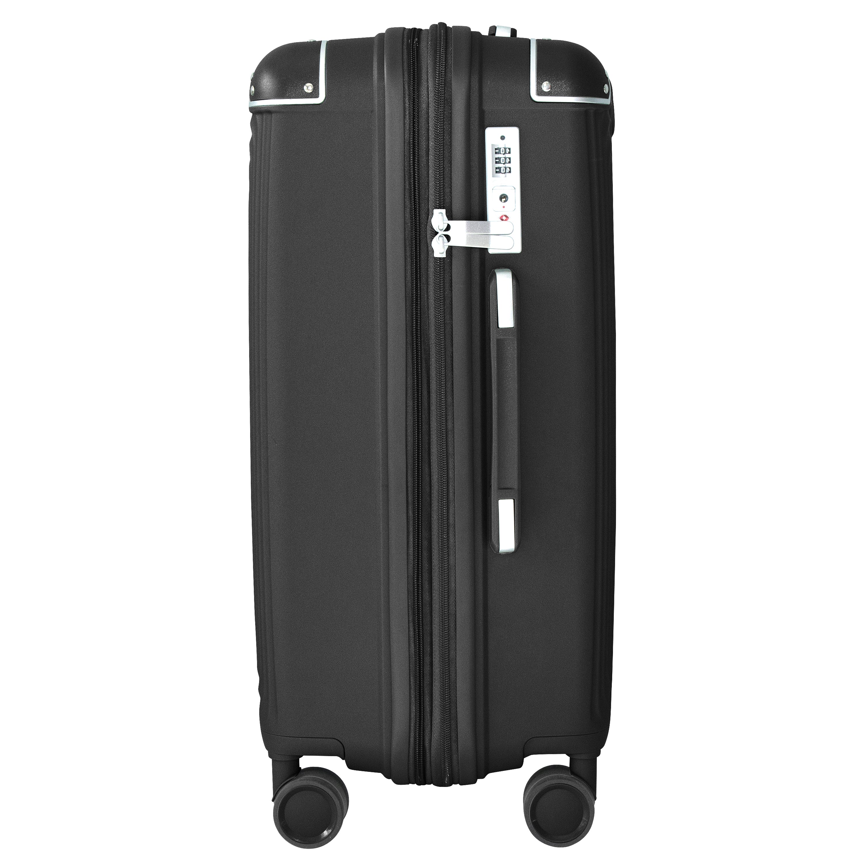 EVOLUTION SAINT LUCIA 3PC SPINNER LUGGAGE SET + MEMORY FOAM PILLOW