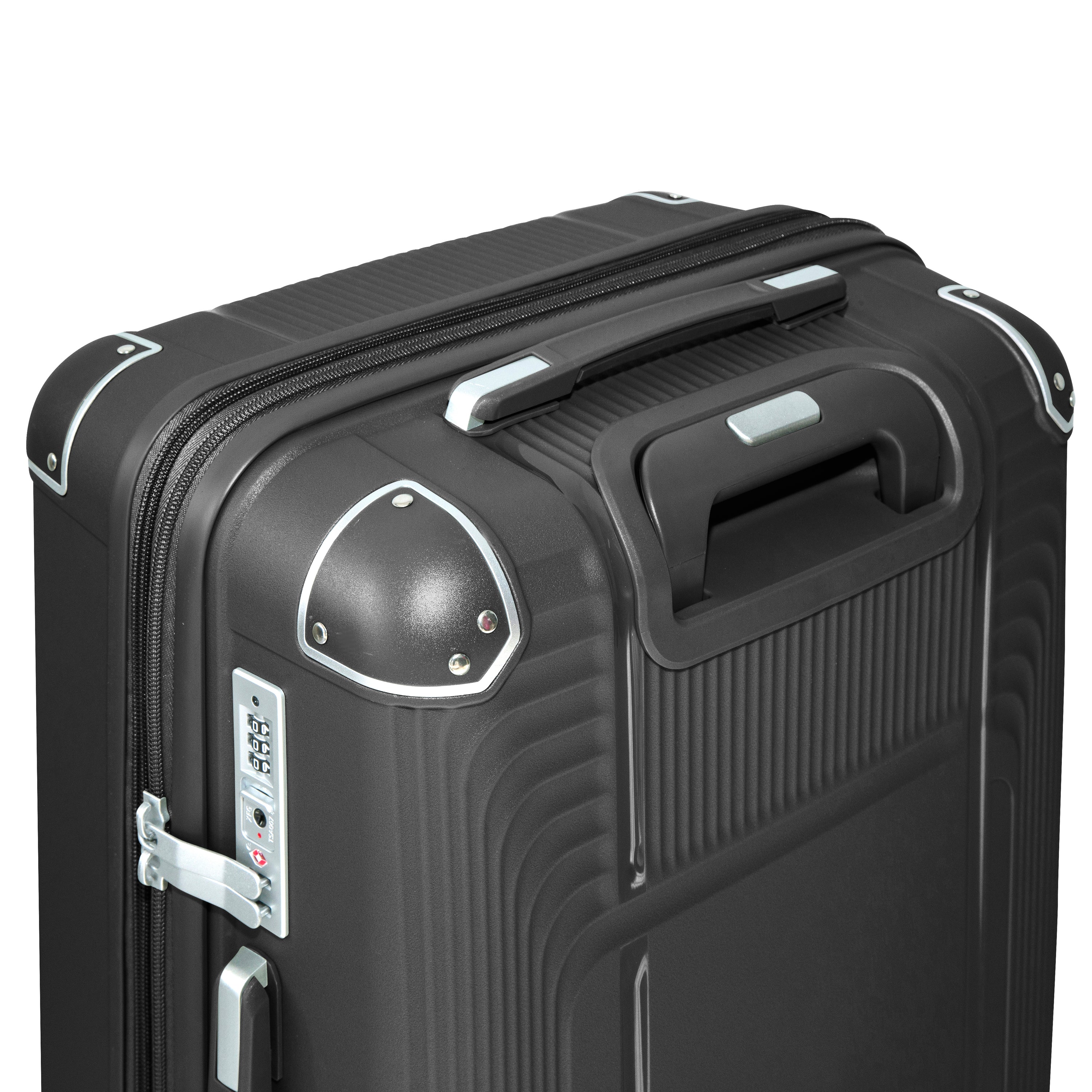 EVOLUTION SAINT LUCIA 3PC SPINNER LUGGAGE SET + MEMORY FOAM PILLOW