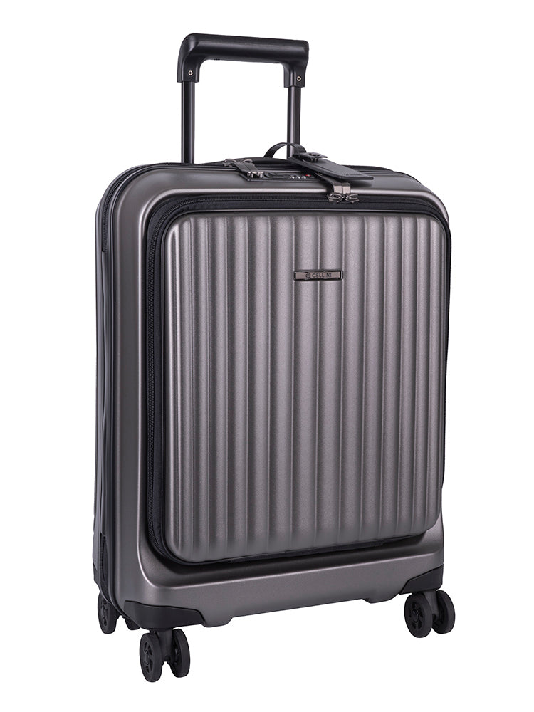 Cellini Tri Pak 4 Wheel Carry On Trolley Includes 1 Large Packing Cube