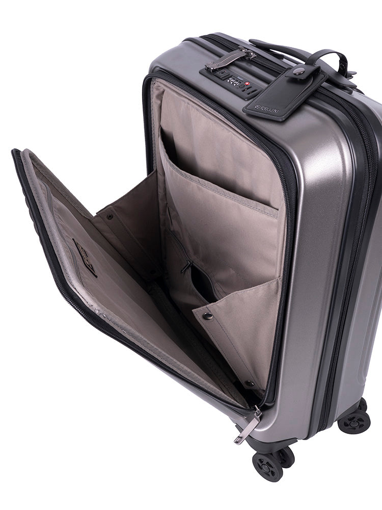 Cellini Tri Pak 4 Wheel Carry On Trolley Includes 1 Large Packing Cube