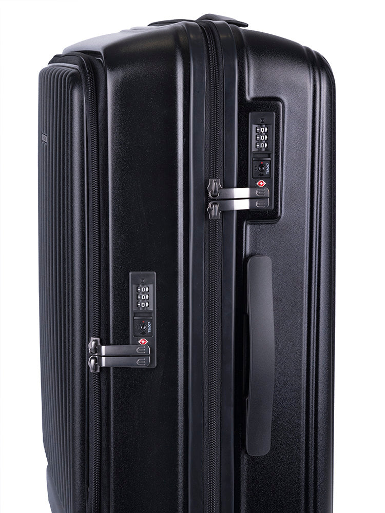 Cellini Tri Pak Medium 4 Wheel Trolley Case Includes 1 Lrg & 1 Med Packing Cube