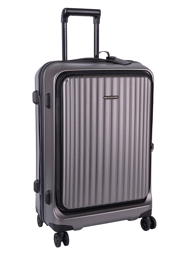 Cellini Tri Pak Medium 4 Wheel Trolley Case Includes 1 Lrg & 1 Med Packing Cube