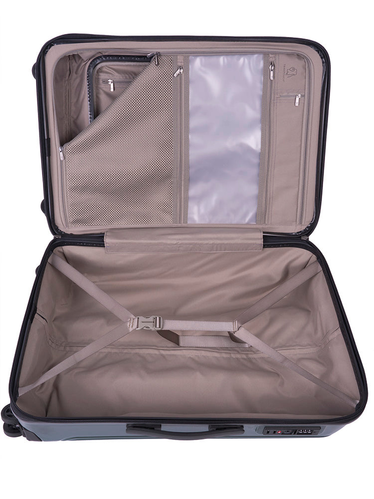 Cellini Tri Pak Medium 4 Wheel Trolley Case Includes 1 Lrg & 1 Med Packing Cube