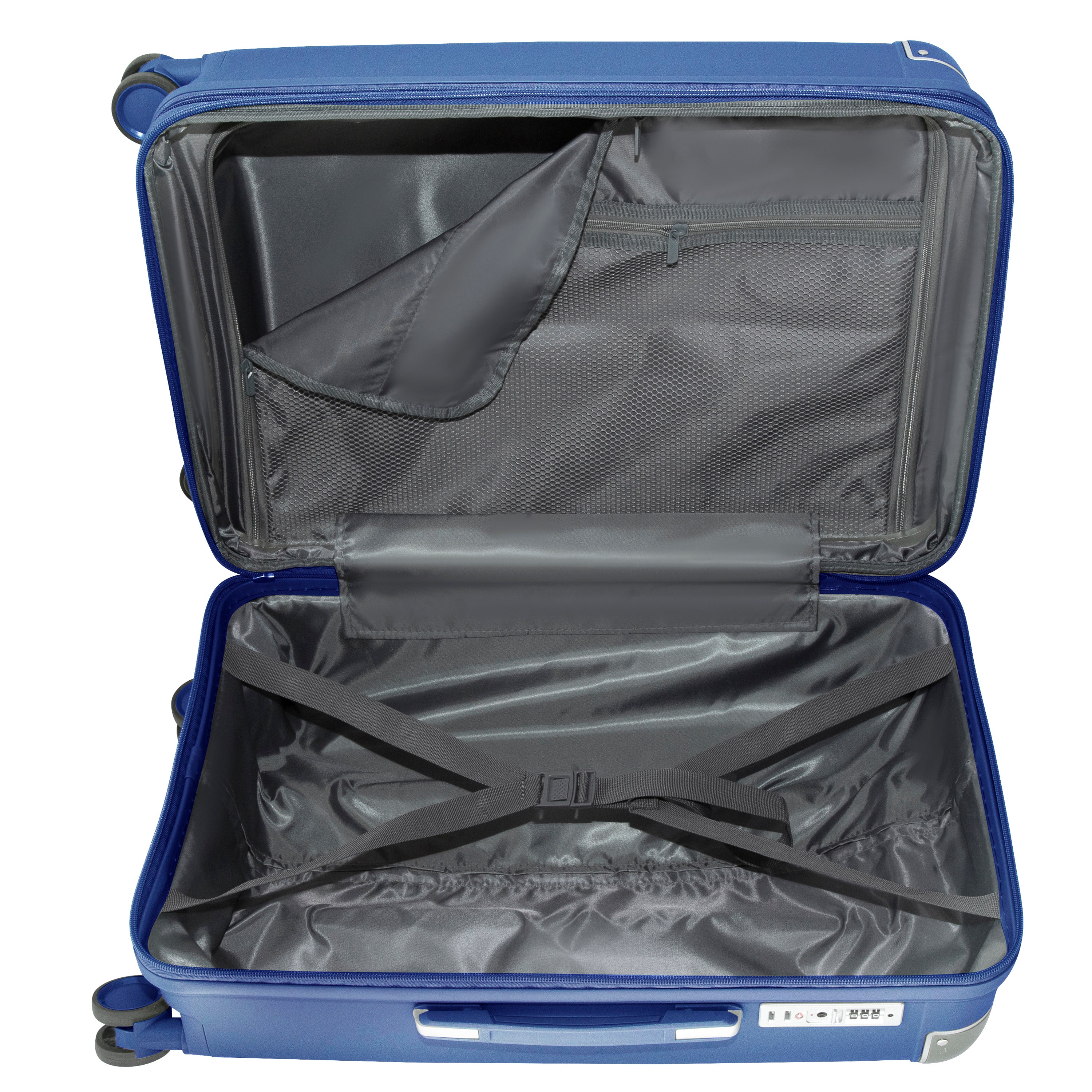 EVOLUTION SAINT LUCIA 3PC SPINNER LUGGAGE SET + MEMORY FOAM PILLOW
