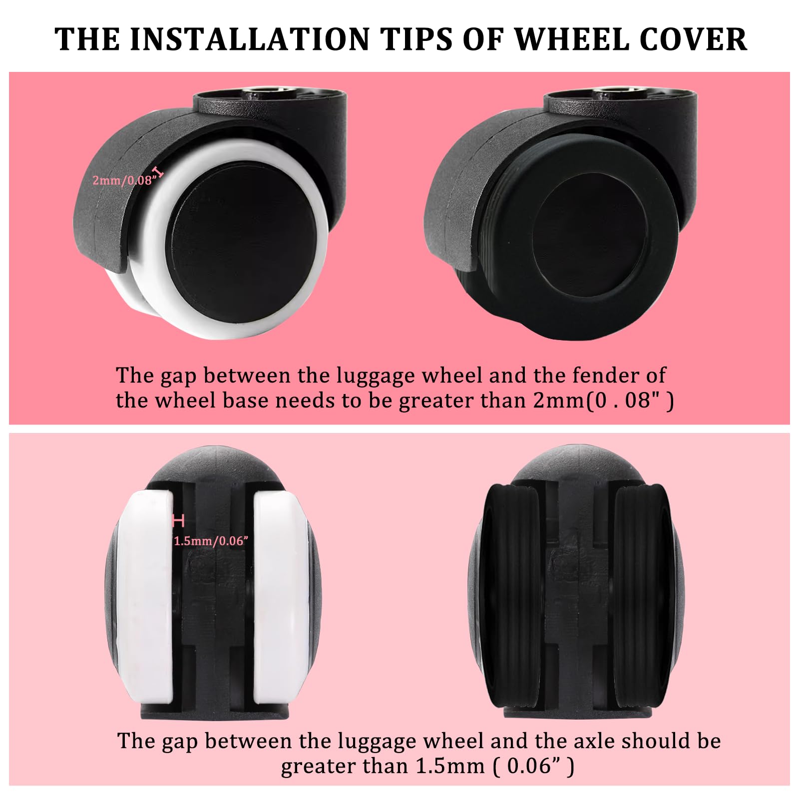 Luggage Wheel Gloves Protector