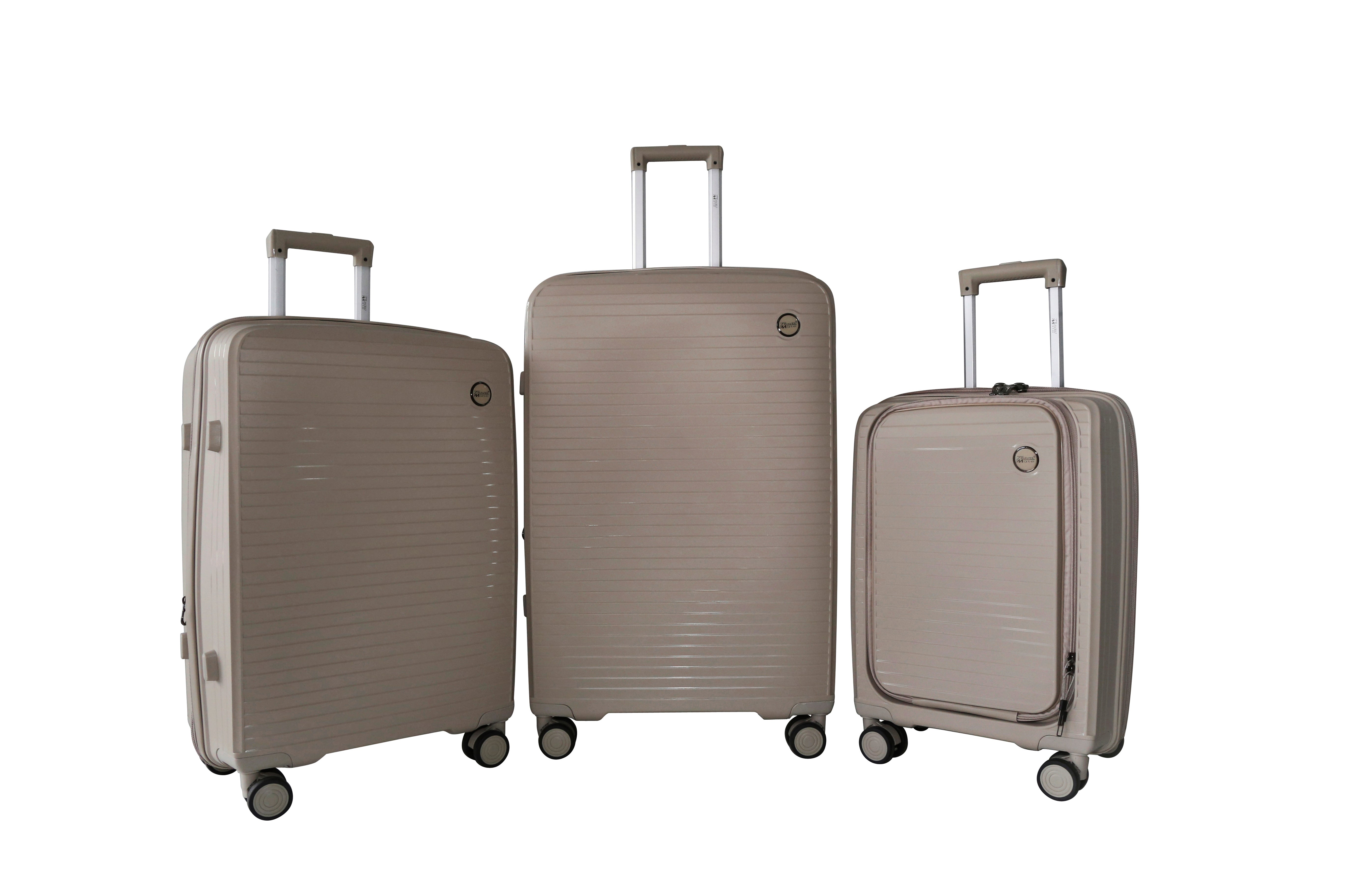 TRAVELMATE L-347 SERIES 3PC SPINNER LUGGAGE SET