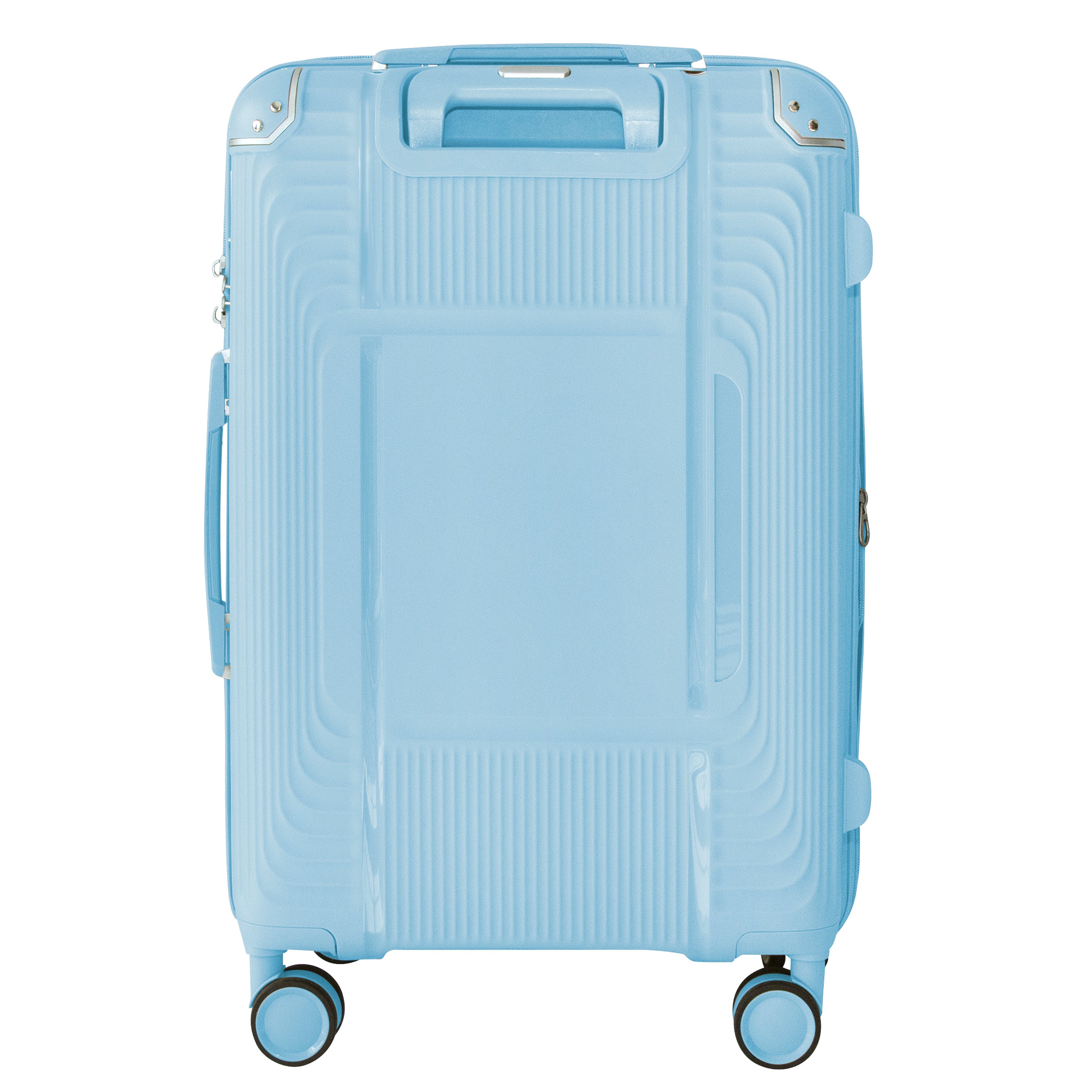 EVOLUTION SAINT LUCIA 3PC SPINNER LUGGAGE SET + MEMORY FOAM PILLOW