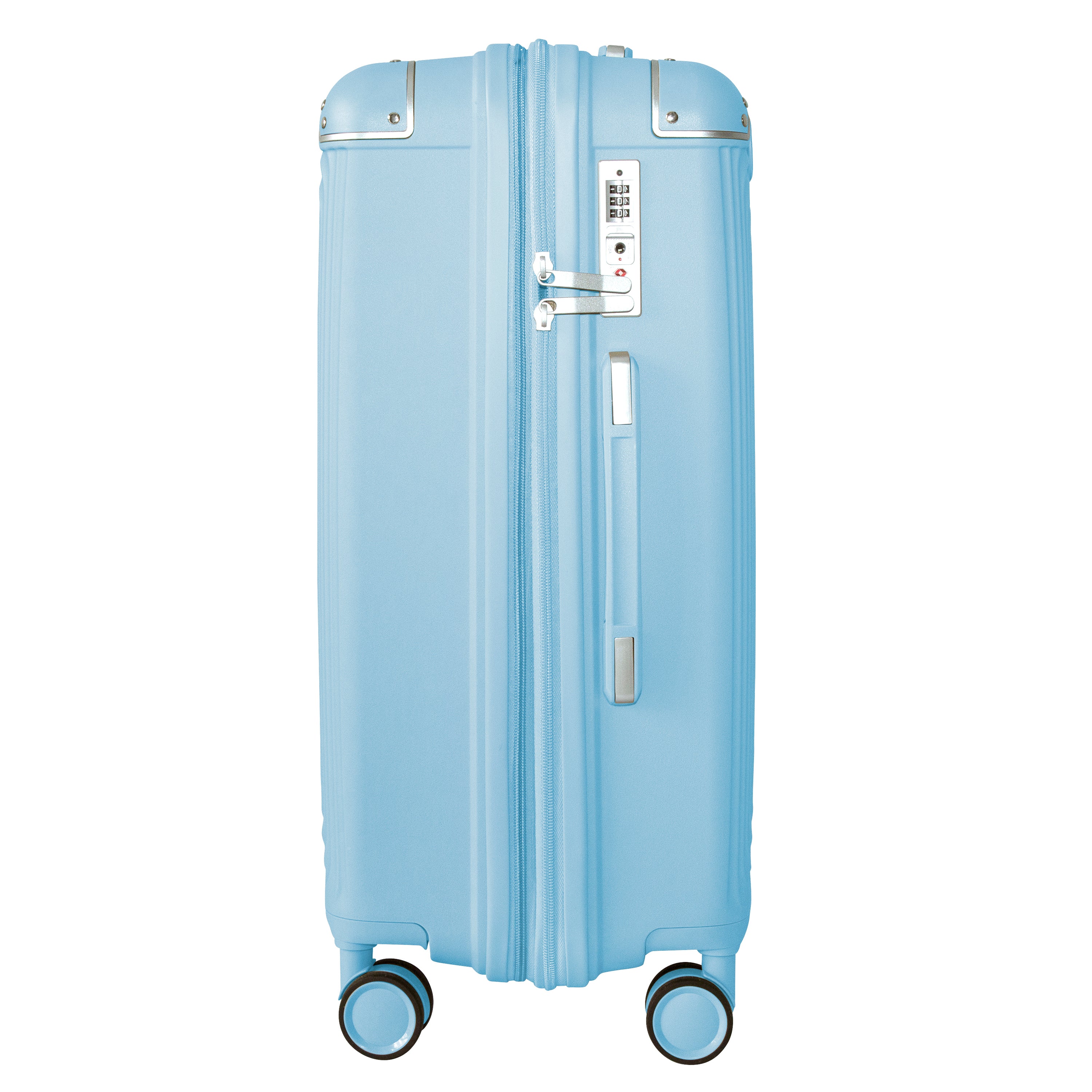 EVOLUTION SAINT LUCIA 3PC SPINNER LUGGAGE SET + MEMORY FOAM PILLOW