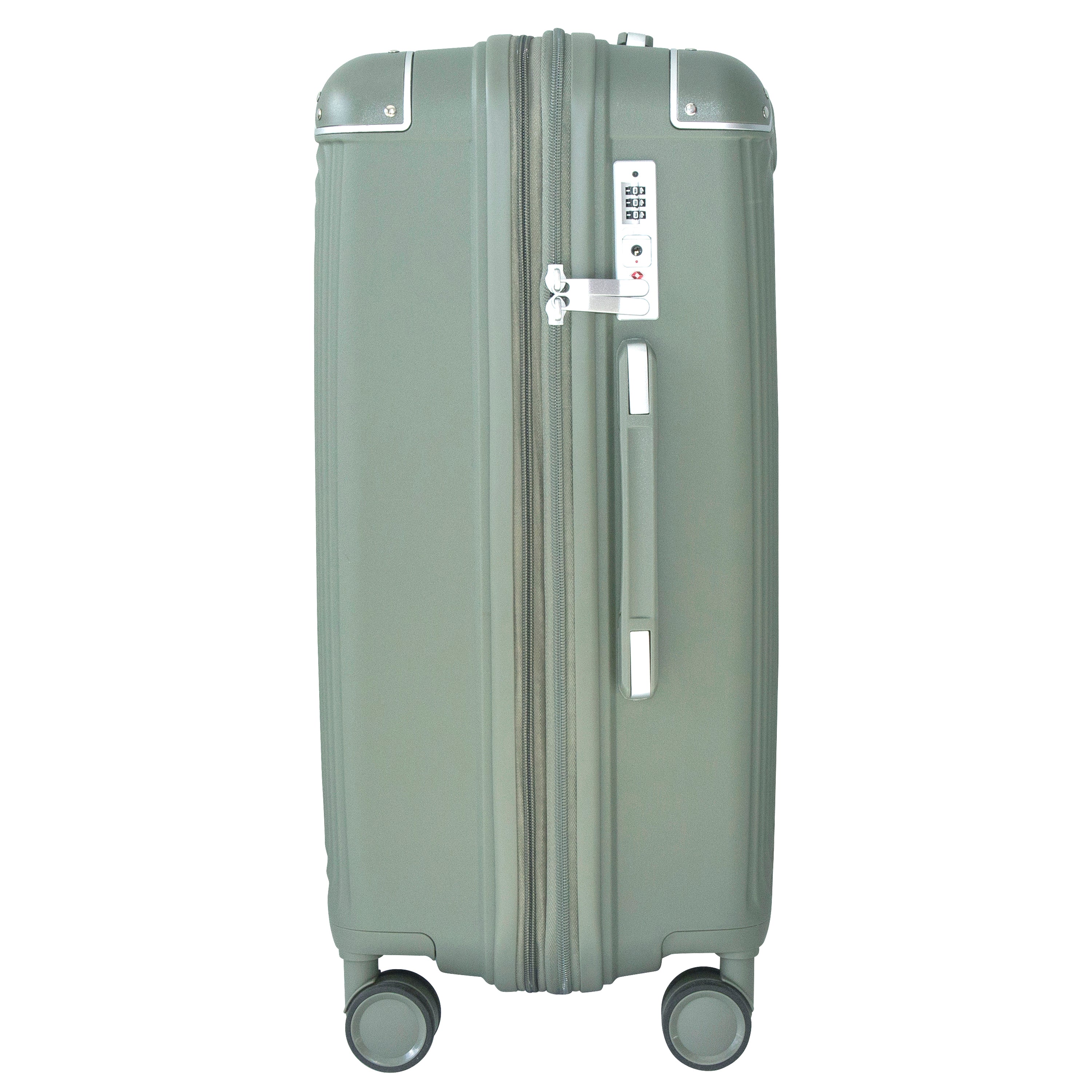 EVOLUTION SAINT LUCIA 3PC SPINNER LUGGAGE SET + MEMORY FOAM PILLOW
