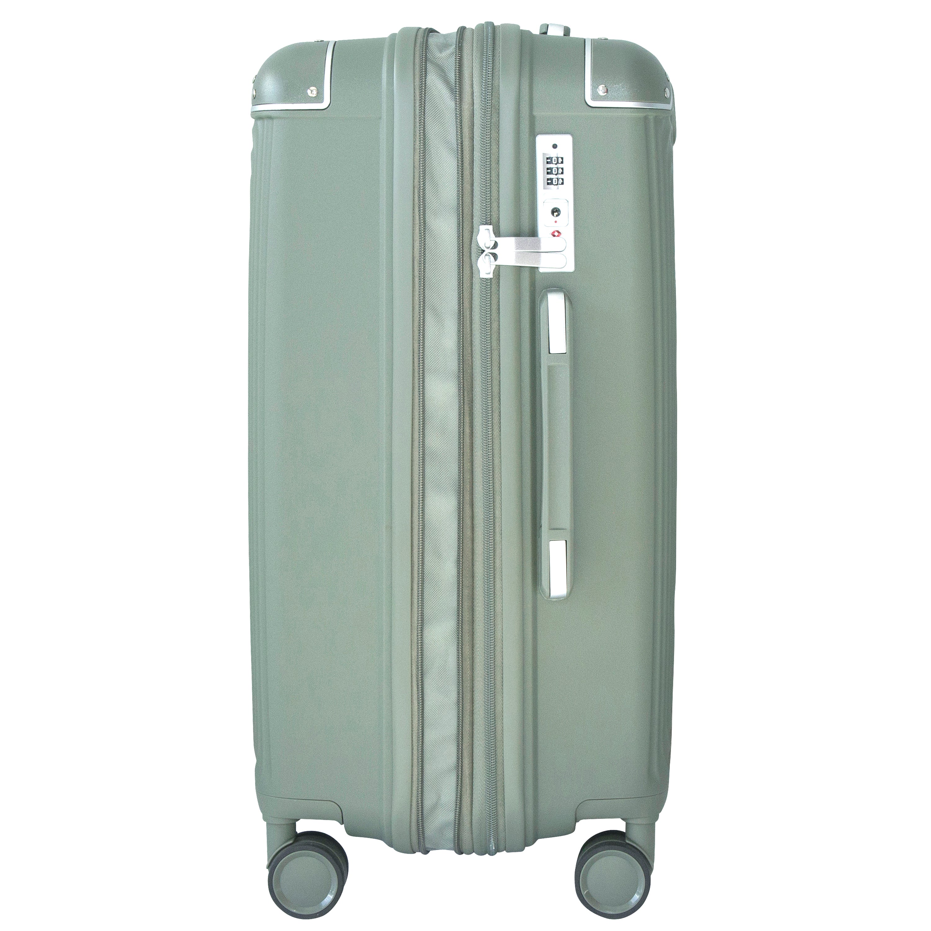 EVOLUTION SAINT LUCIA 3PC SPINNER LUGGAGE SET + MEMORY FOAM PILLOW