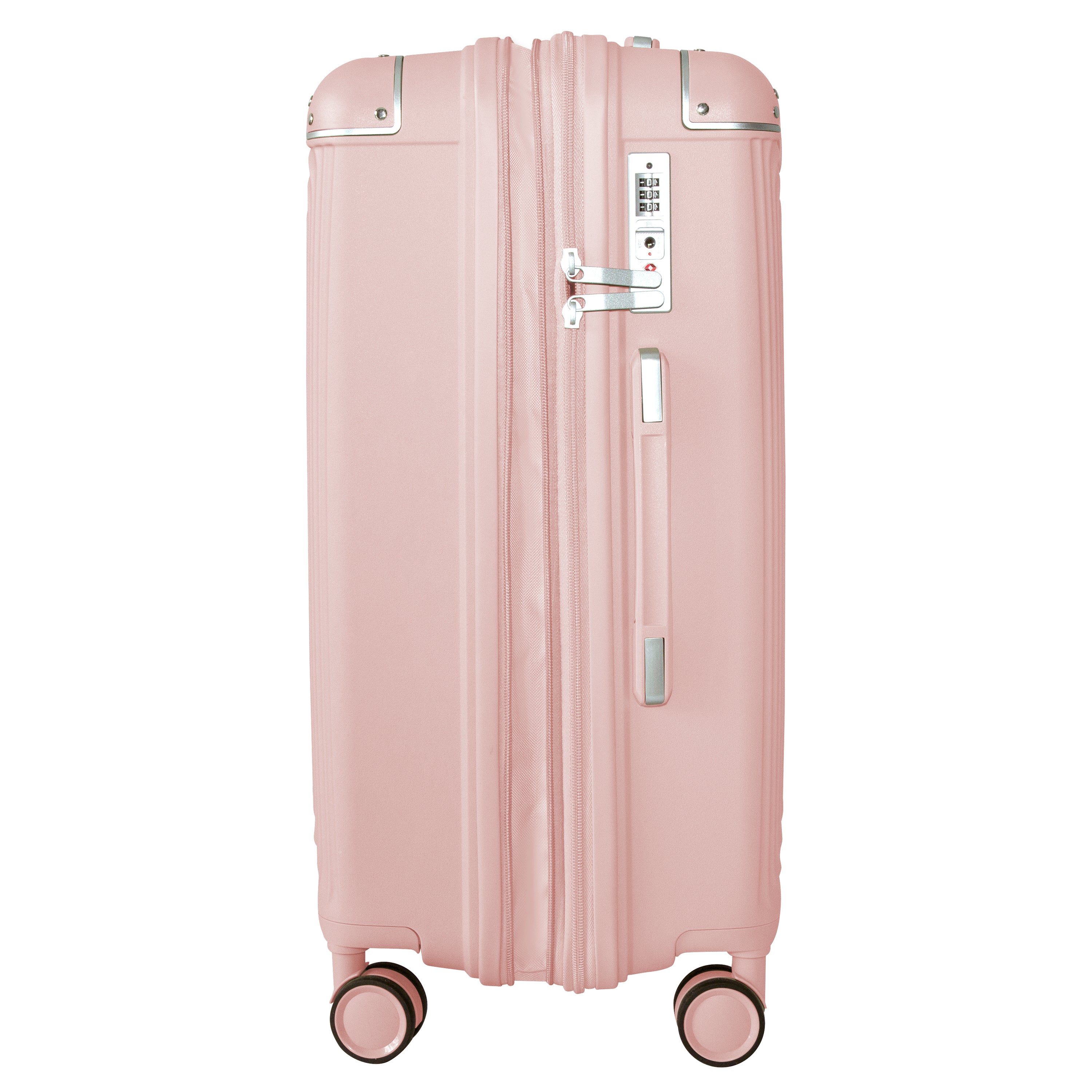 EVOLUTION SAINT LUCIA 3PC SPINNER LUGGAGE SET + MEMORY FOAM PILLOW