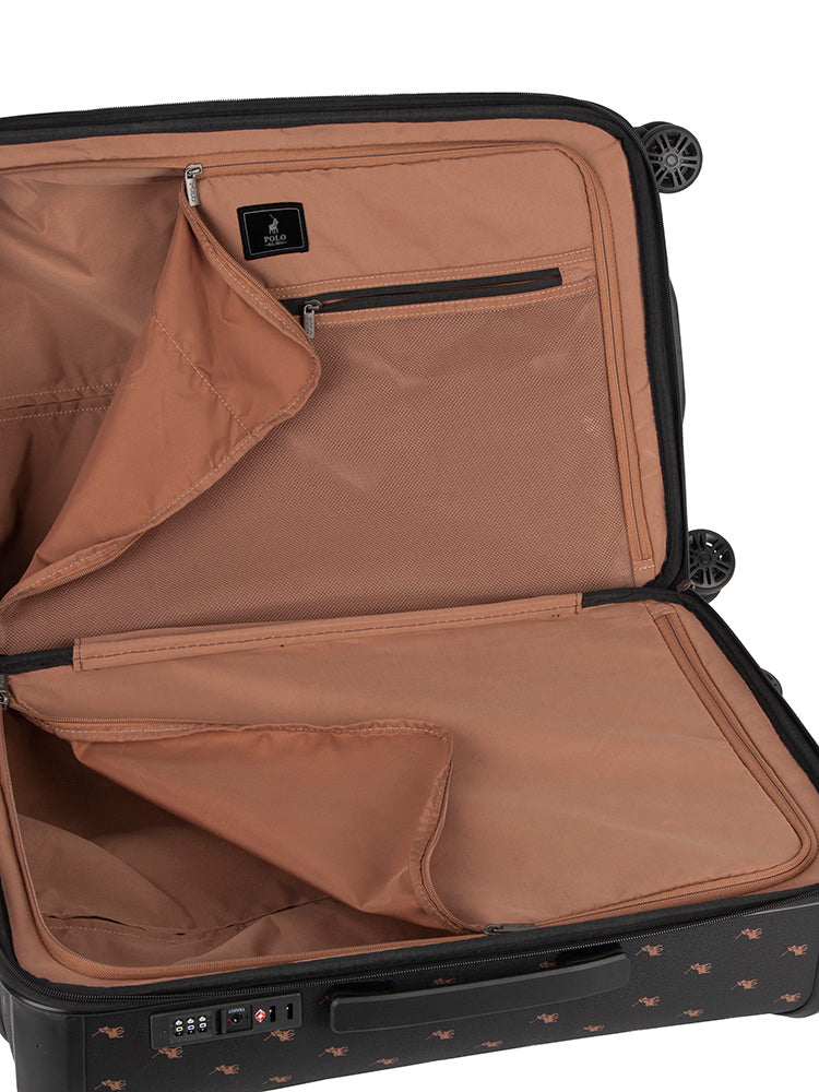 Polo Double Pack 4 Wheel Large Trolley Case