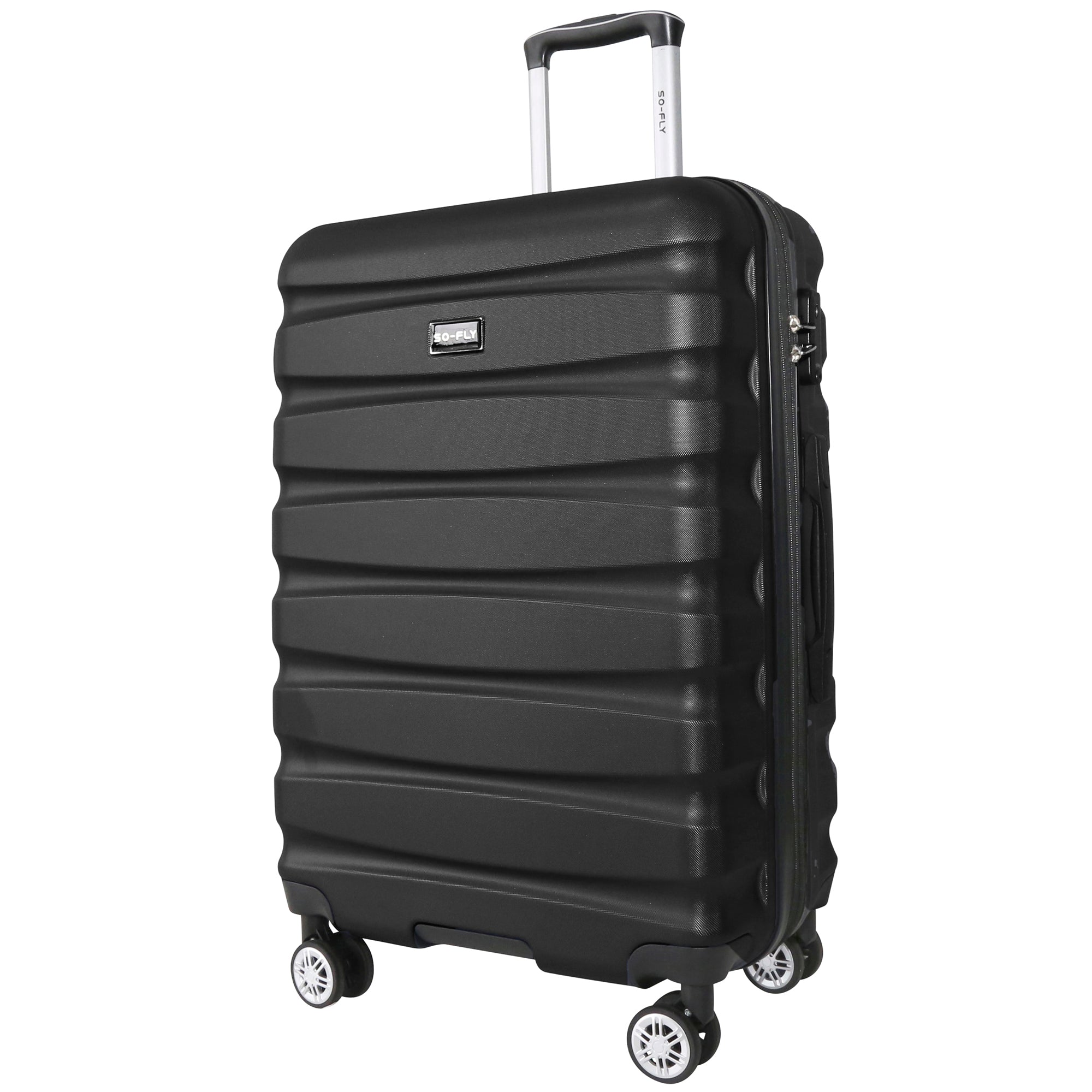 So-Fly Wave 4 Piece Spinner Luggage Set + 1 LUGGAGE PROTECTOR