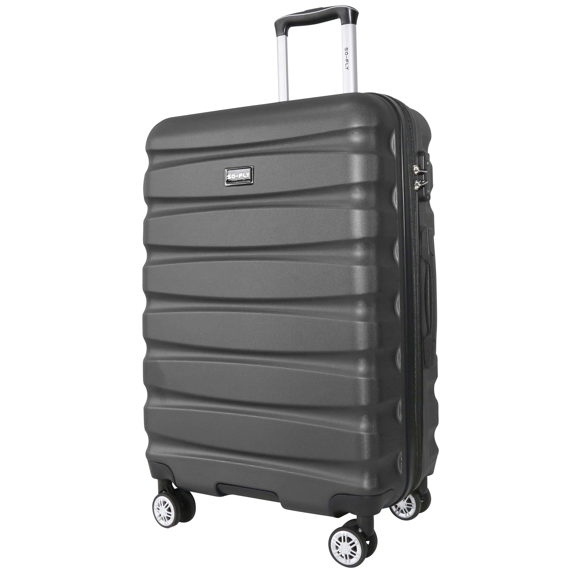 So-Fly Wave 4 Piece Spinner Luggage Set + 1 LUGGAGE PROTECTOR